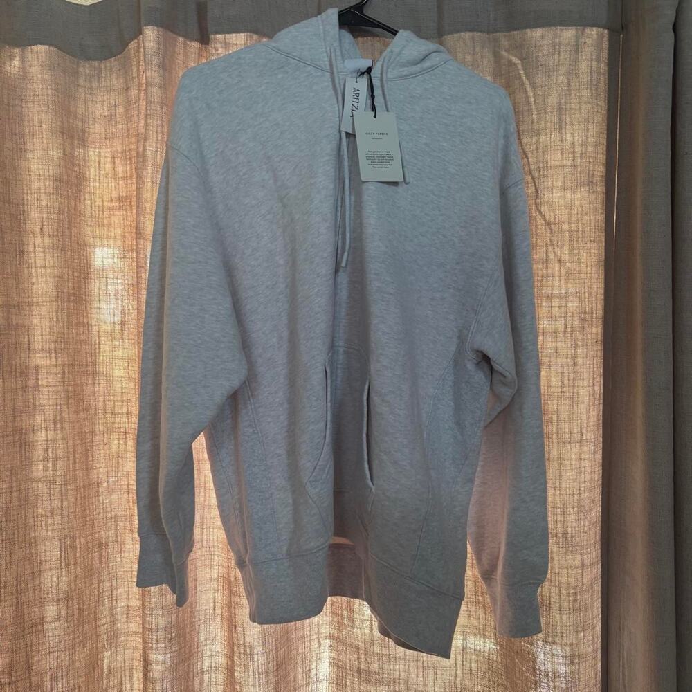 Aritzia grey oversized hoodie size
